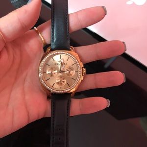 Coach Leather Watch